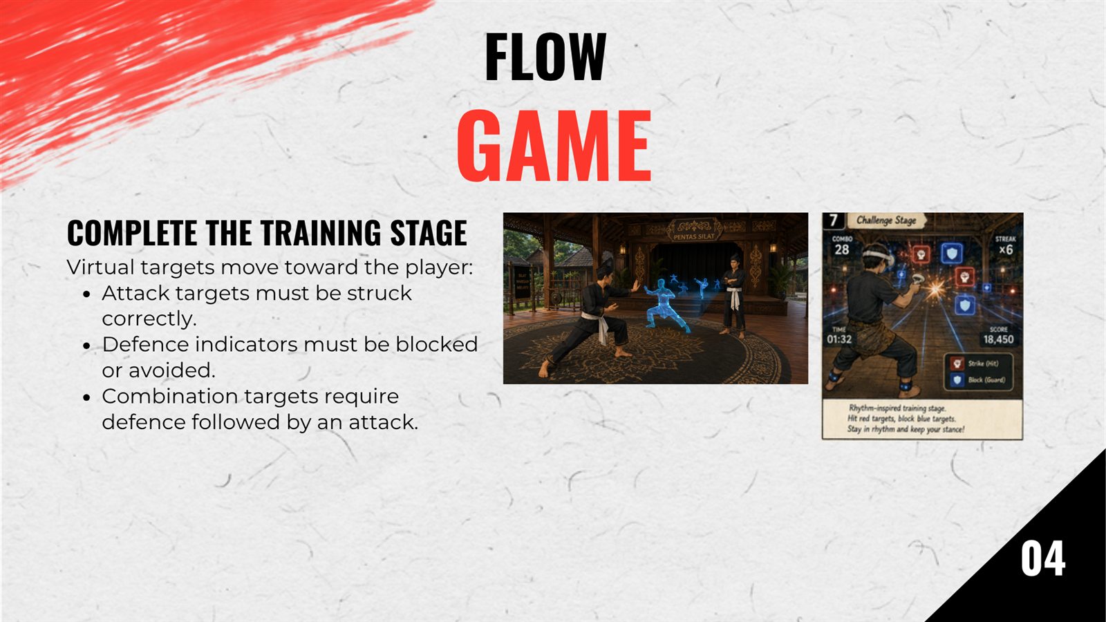 Concept slide showing the PENCAK practice stage