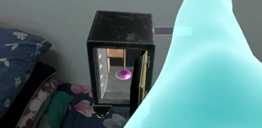 Virtual safebox containing the pearl objective